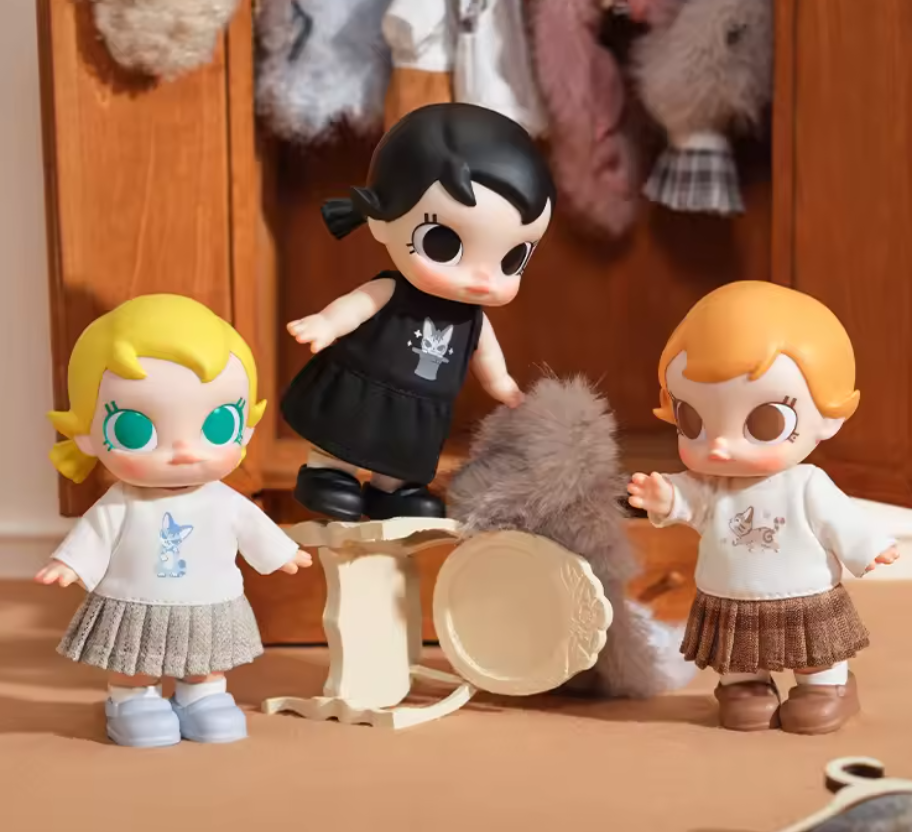 POP MART Baby Molly Winter Fit Check Series-Vinyl Plush Pendant Blind Box 1PC