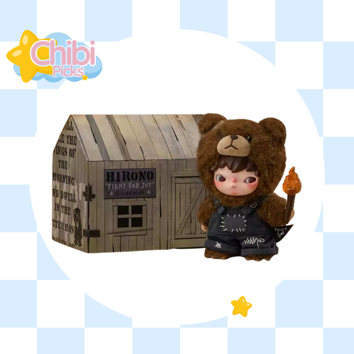 Pop Mart HIRONO Living Wild-Fight for Joy Plush Doll