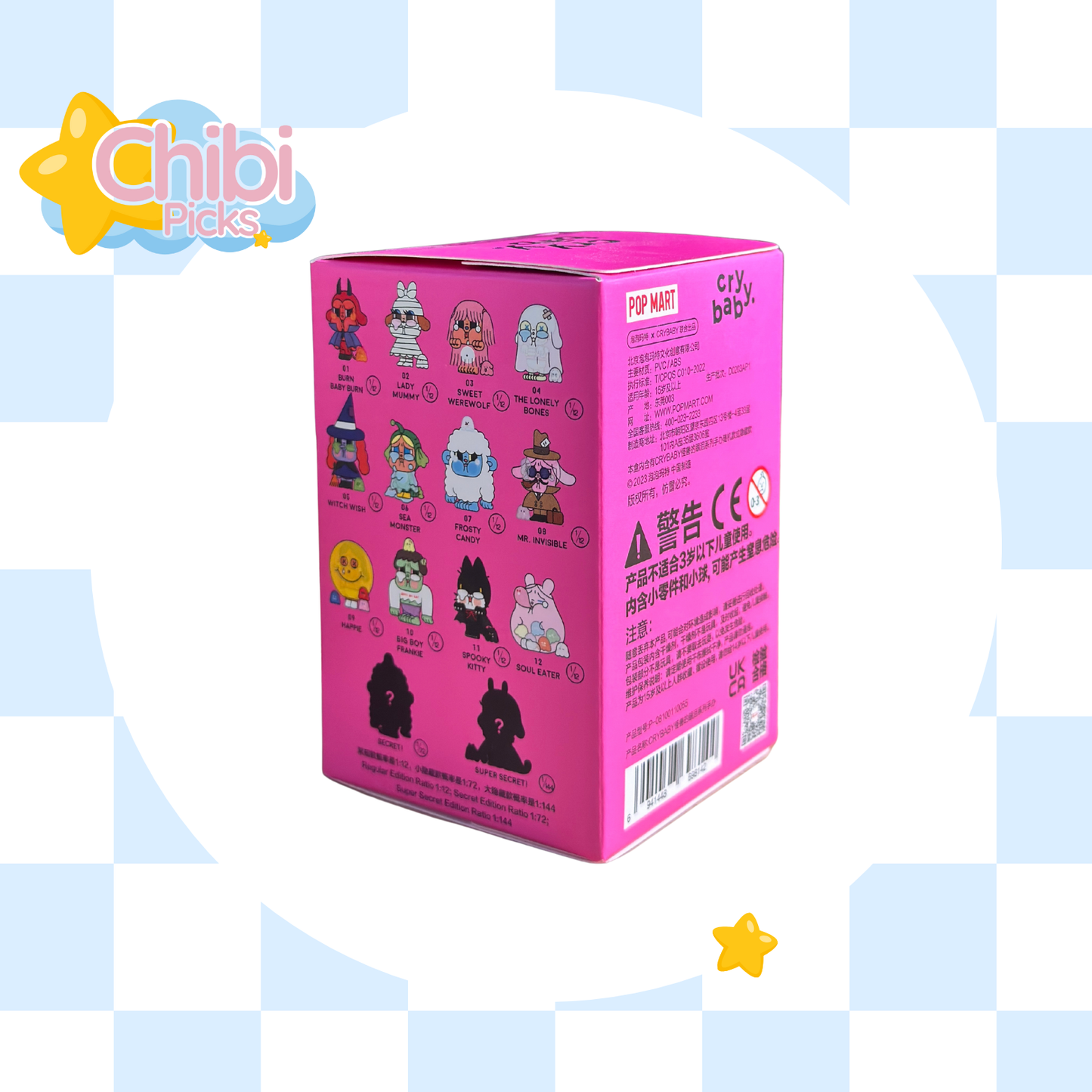 POP MART CRYBABY Monster Tears Series 1PC