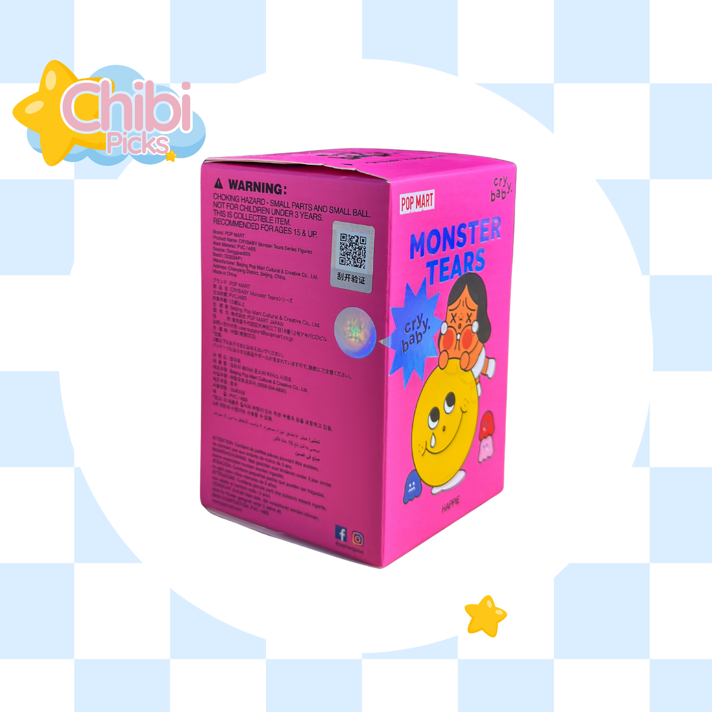 POP MART CRYBABY Monster Tears Series 1PC