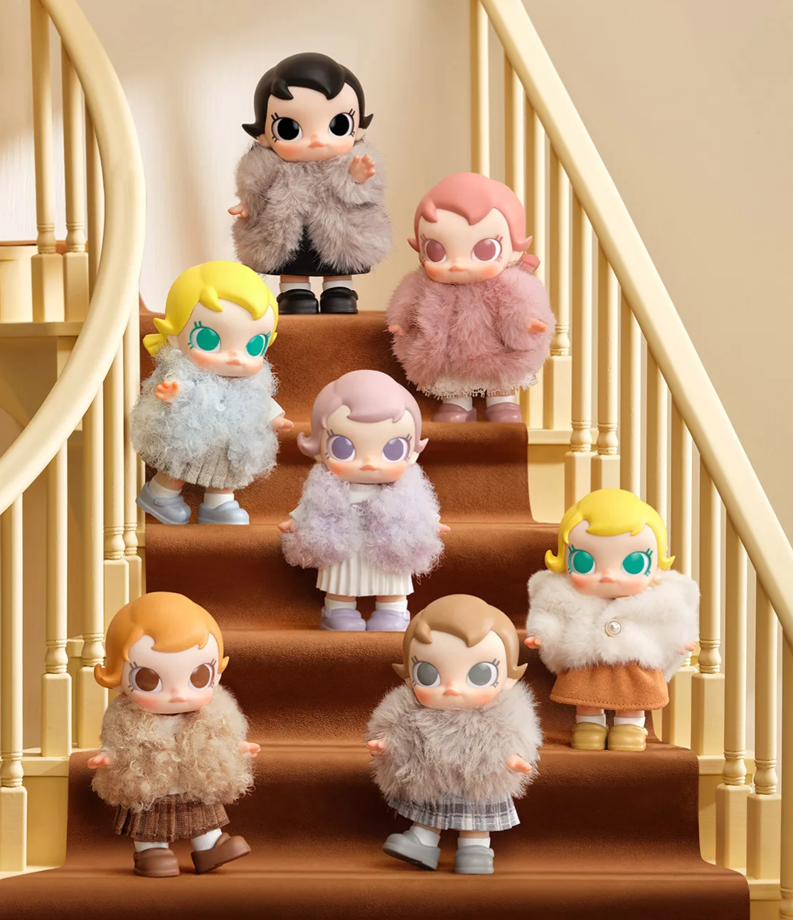 POP MART Baby Molly Winter Fit Check Series-Vinyl Plush Pendant Blind Box 1PC