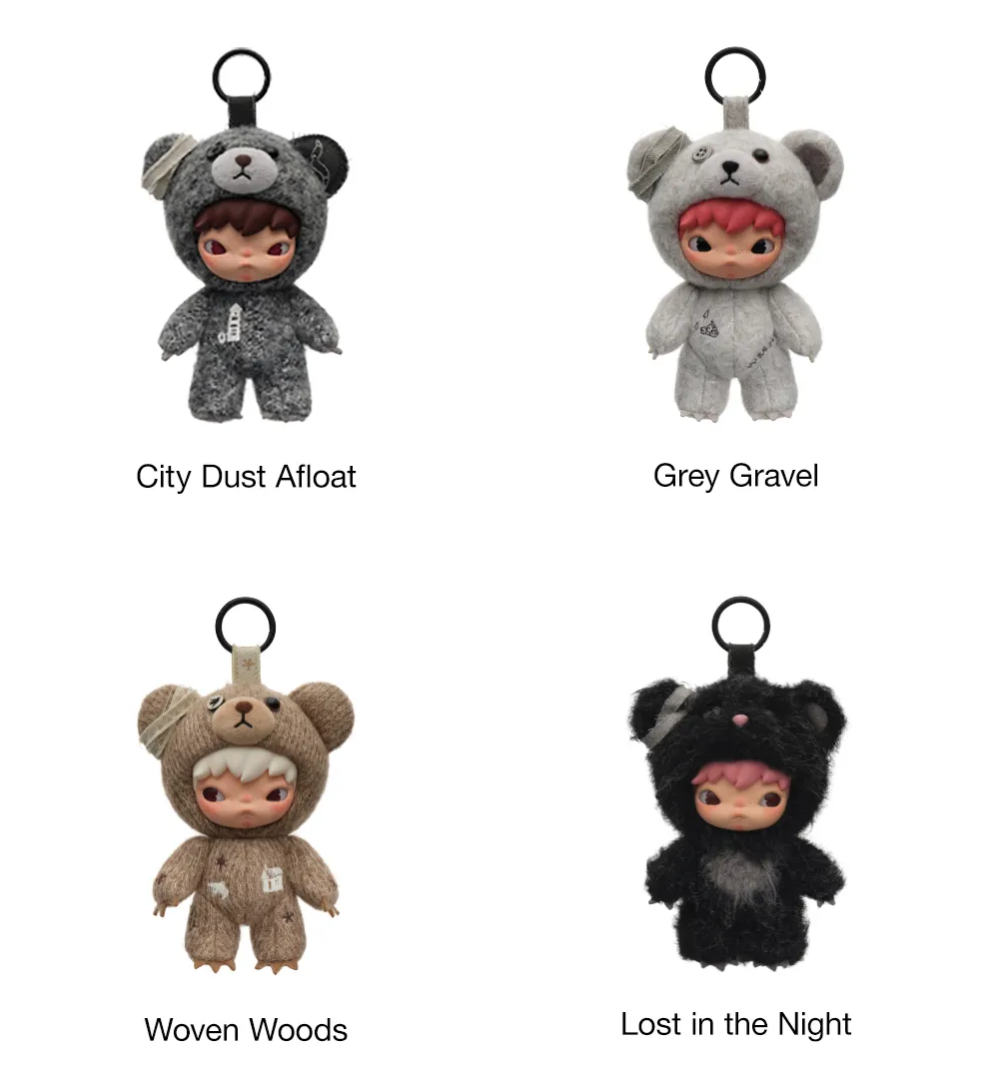 POP MART Hirono Road Journal Series-Plush Doll Pendant Blind Box 1PC