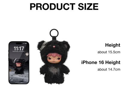 Hirono Road Journal Series-Plush Doll Pendant Blind Box 1PC