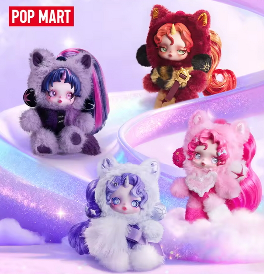 SKULLPANDA × My Little Pony Series Plush Doll Pendant Open-Box