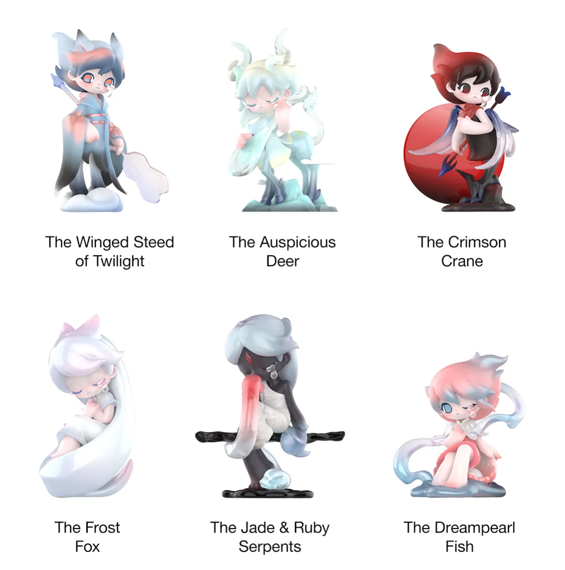 POP MART AZURA Ethereal Realm: Mythical Beasts Series Figures Blind Box 1PC