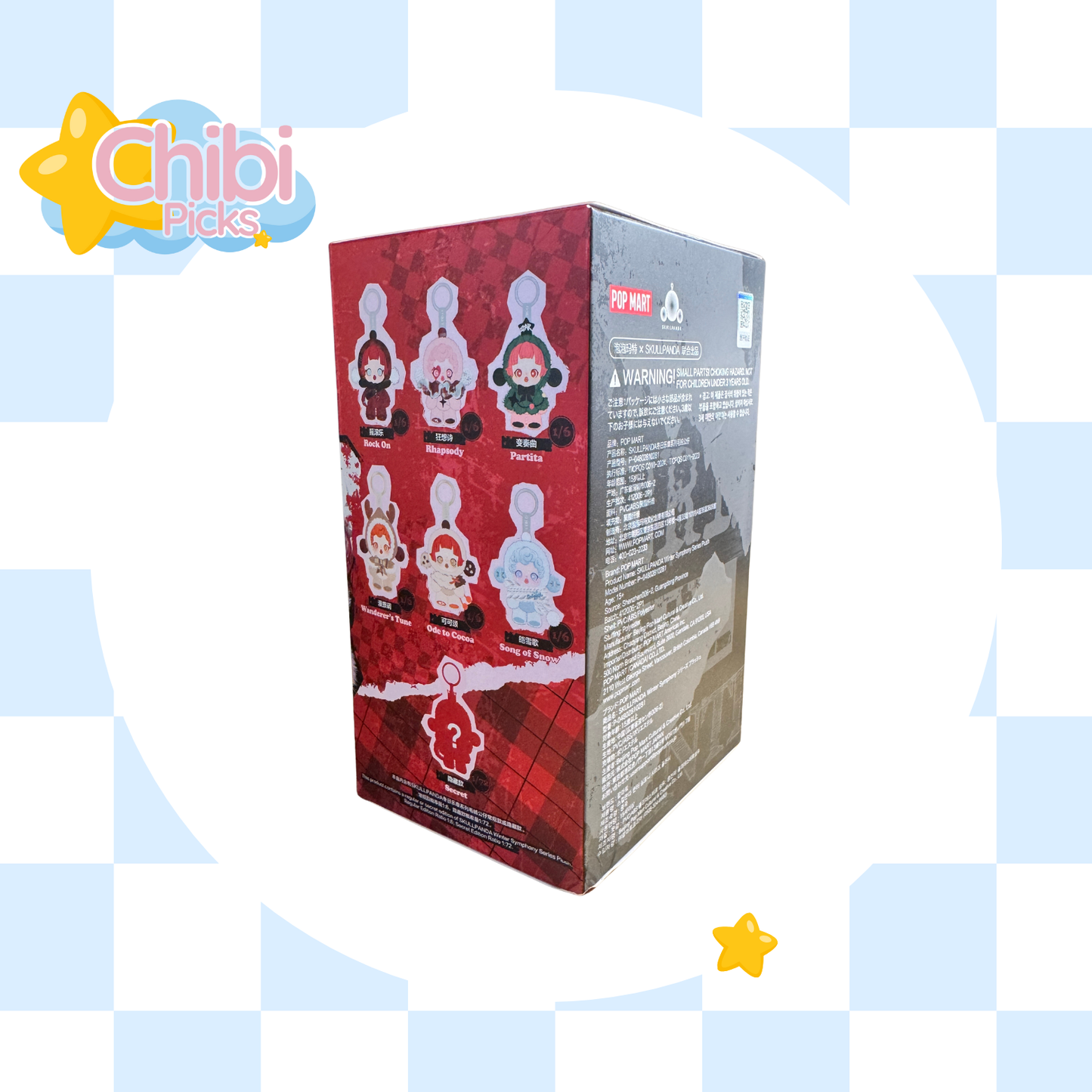 POP MART SKULLPANDA Winter Symphony Series Mystery Box 1PC