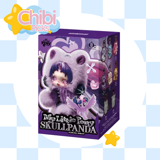 SKULLPANDA × My Little Pony Series Plush Doll Pendant Open-Box